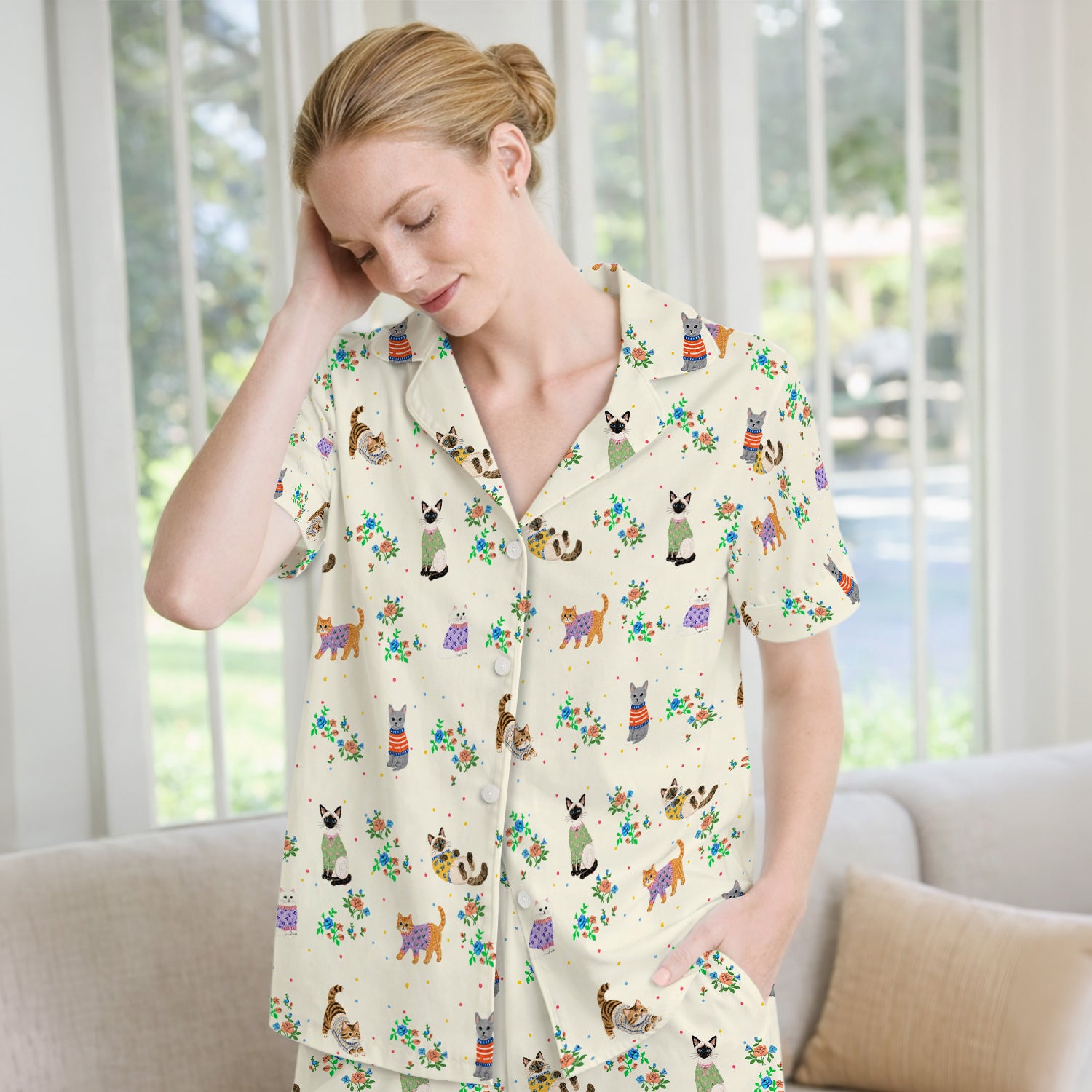 Spooky Halloween Dog Veterinary Pajama Set, Soft Breathable Fabric Comfortable Sleepwear (Copy)
