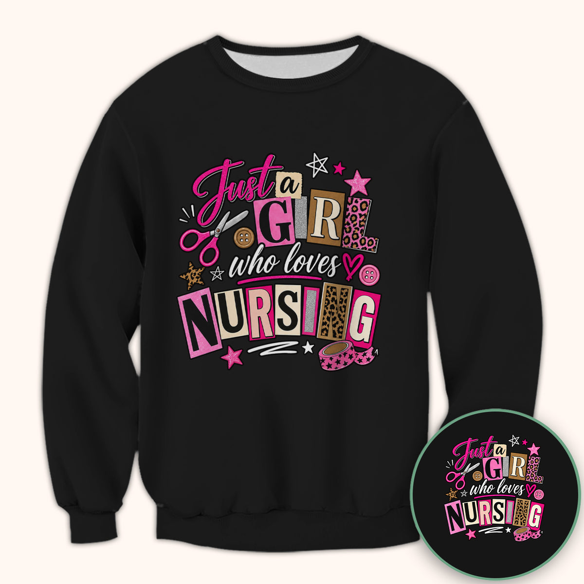 Just A Girl Who Loves Nursing T-Shirt