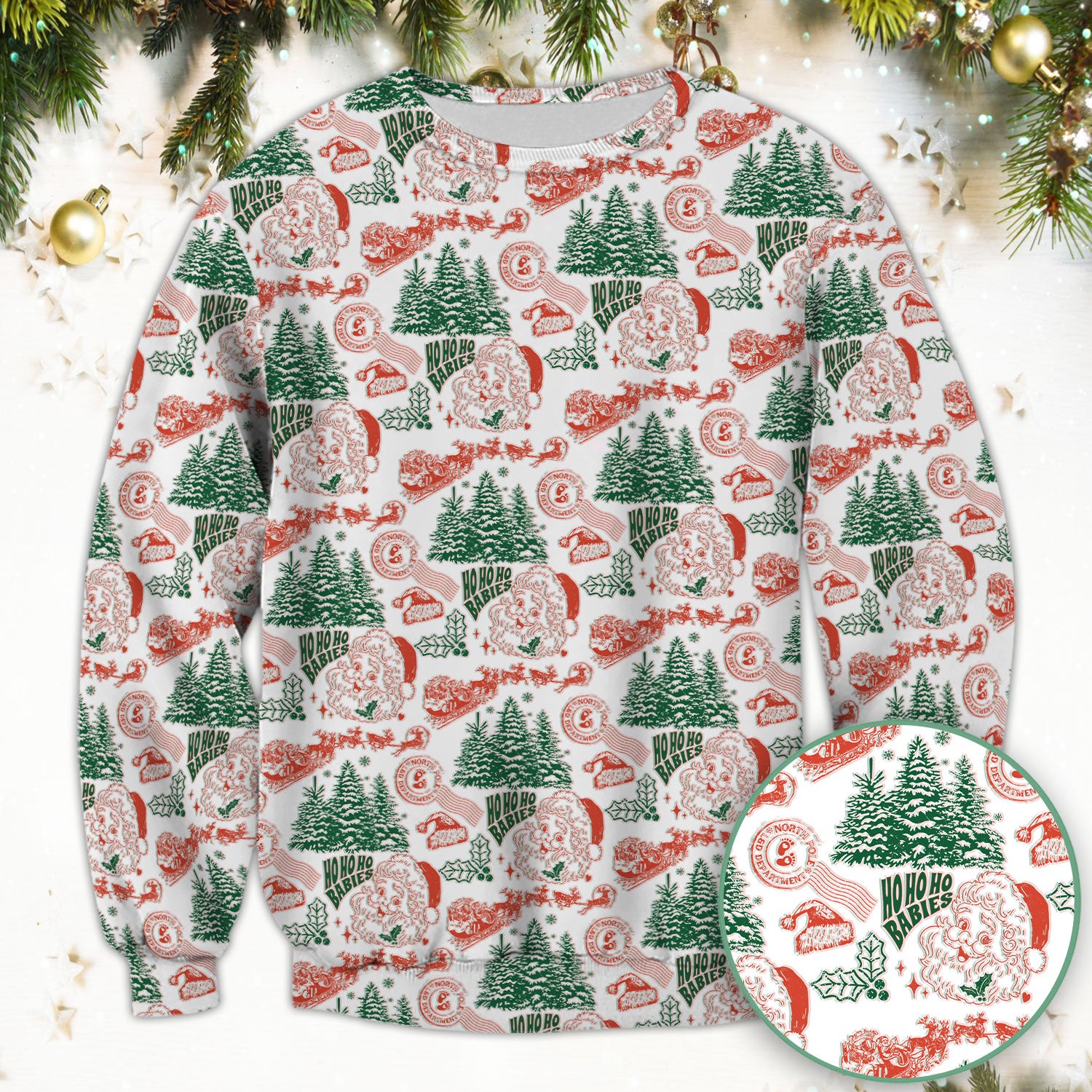 Christmas Santa Scrub Top, Vintage Holiday Nurse Shirt, Festive Medical Uniform For Nursing