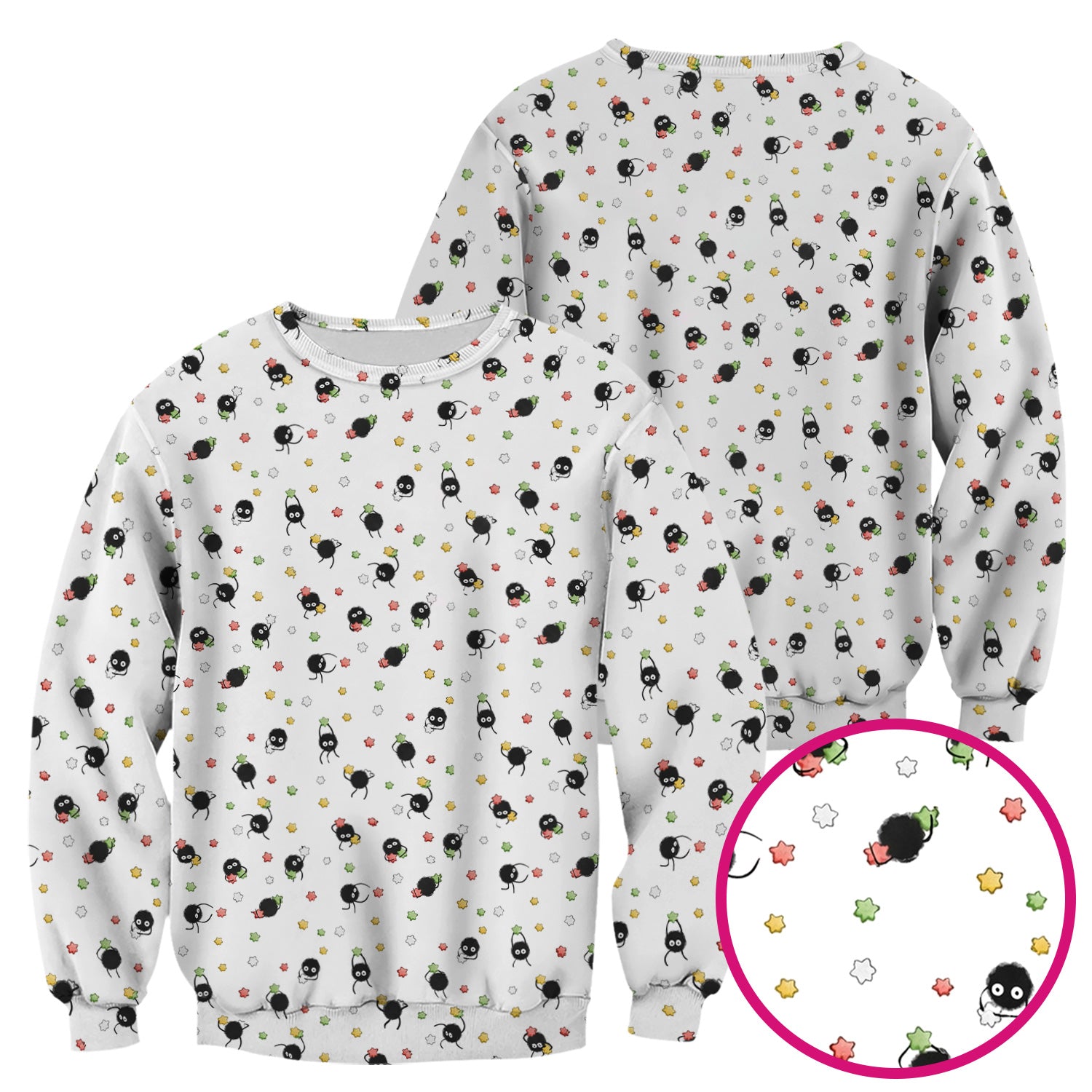 Funny Spider Pattern Pattern Pattern Scrub Top, Cartoon Spider Pattern Nursing Uniform For Women