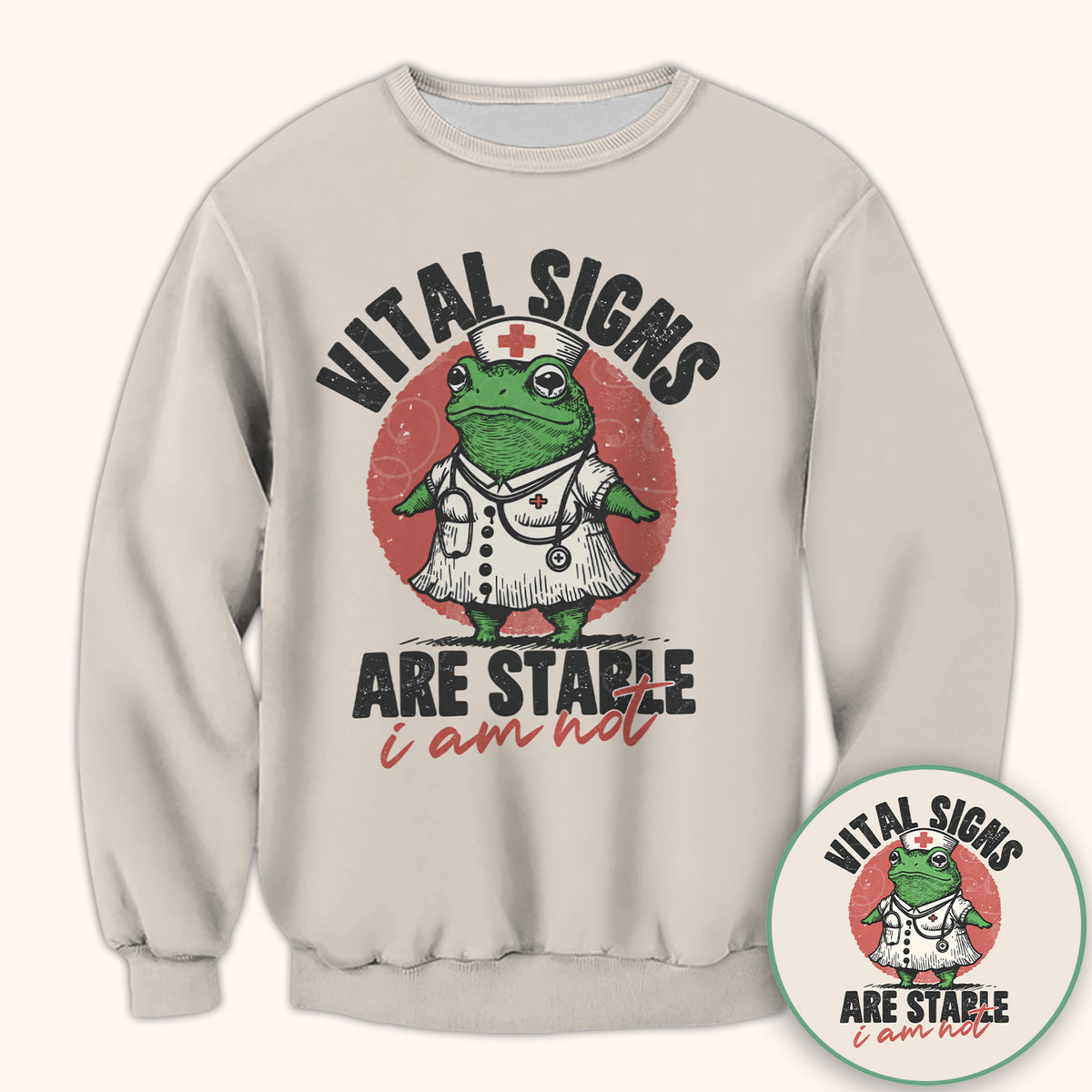 Title: Vital Signs Are Stable I Am Not Frog T-Shirt