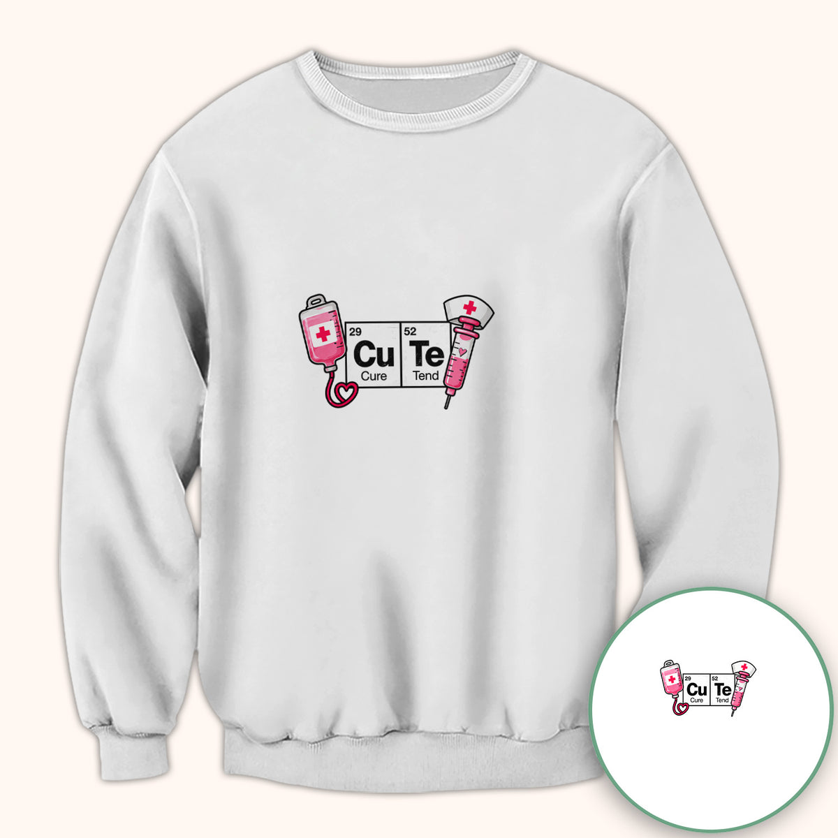 CuTe Cure And Tend Nurse T-Shirt