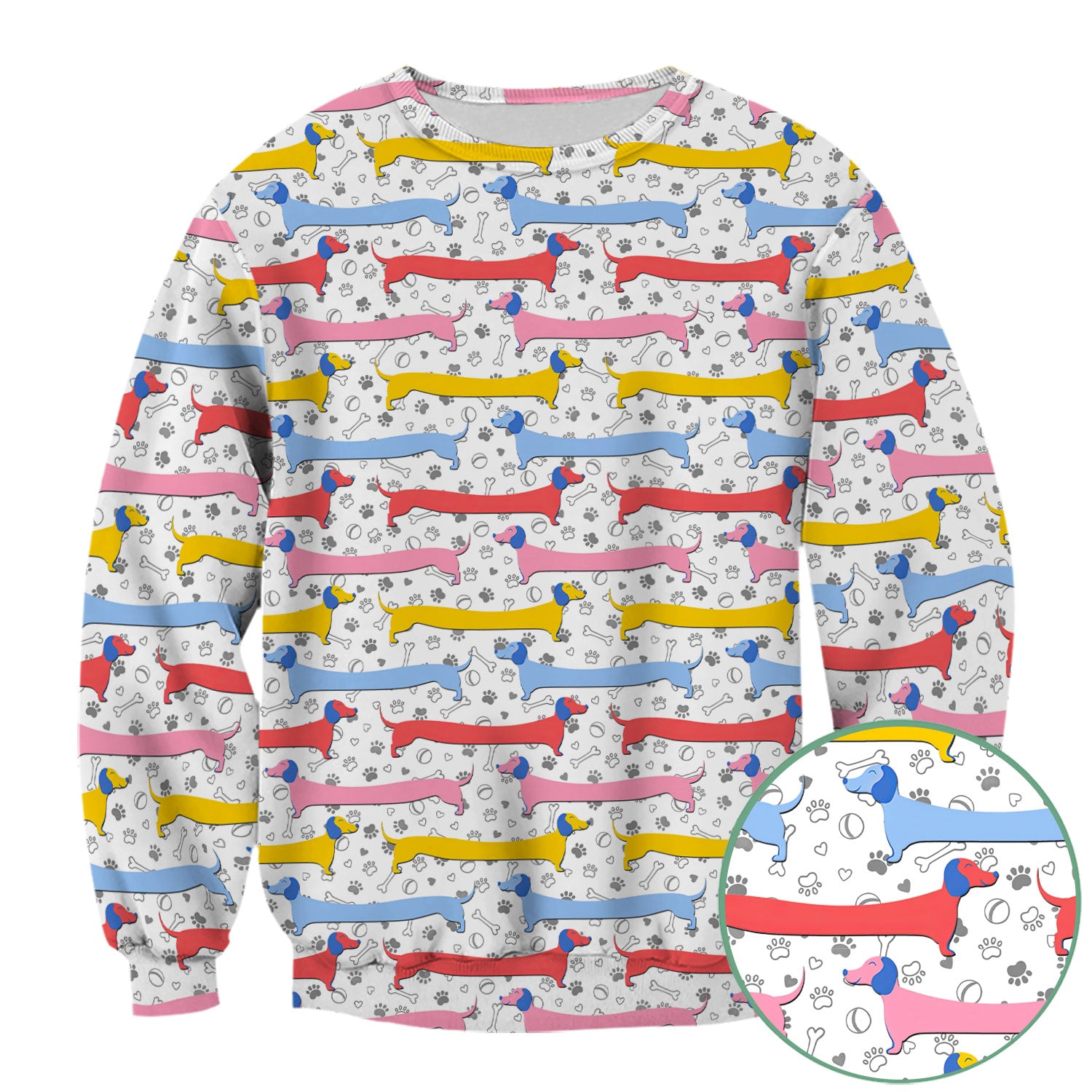 Funny Wiener Dog Scrub Shirt for Women - Dachshund Nurse Top - Cute Sausage Dog Medical Shirt