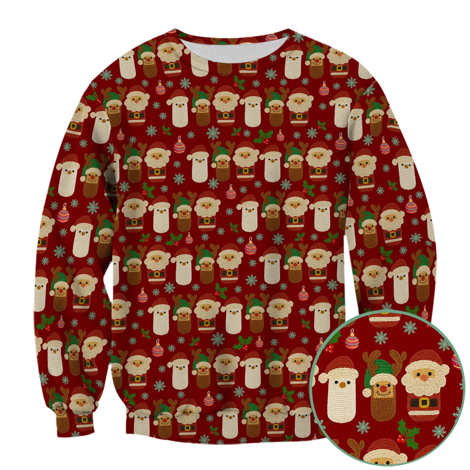 Christmas Santa Reindeer Snowman Scrub Top - Holiday Chill Pill Nurse Shirt - Funny Medical Uniform for Women