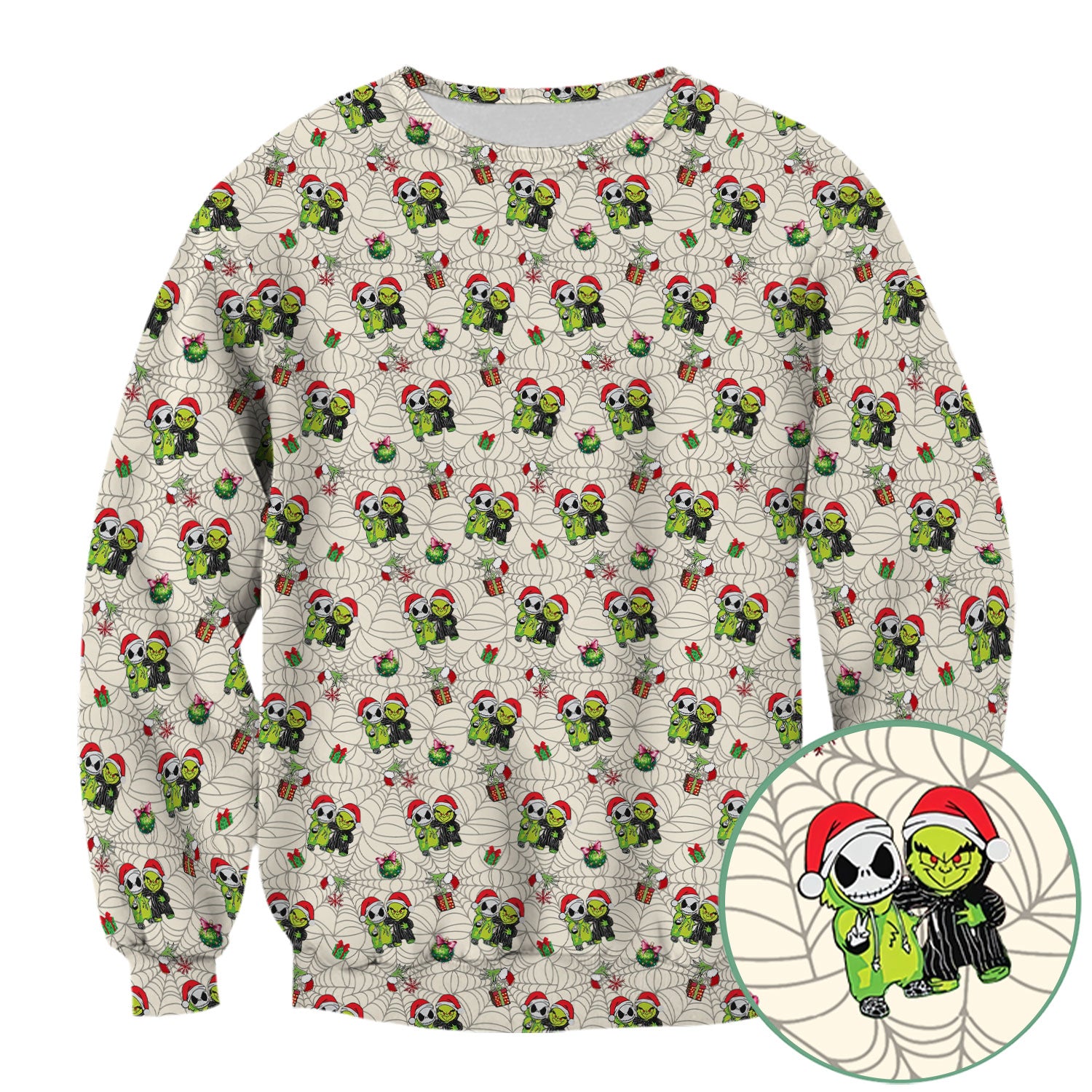 Festive Grinch Halloween Scrub Top - Merry Grinchmas Holiday Shirt for Nurses - Funny Christmas Gift for RN LPN CNA