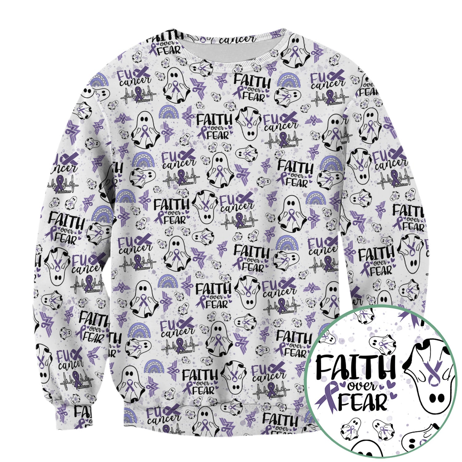 Stomach Cancer Awareness Scrub Top - Periwinkle Blue Ribbon Survivor Shirt - November Warrior Medical Uniform Gift for Women