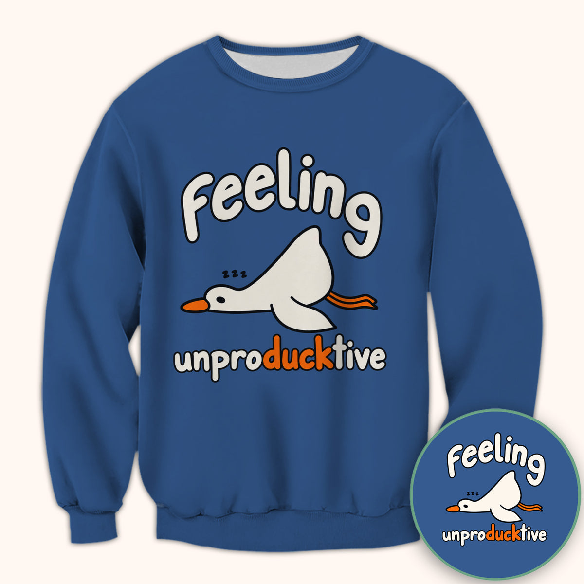 Feeling Unproducktive Duck T-Shirt