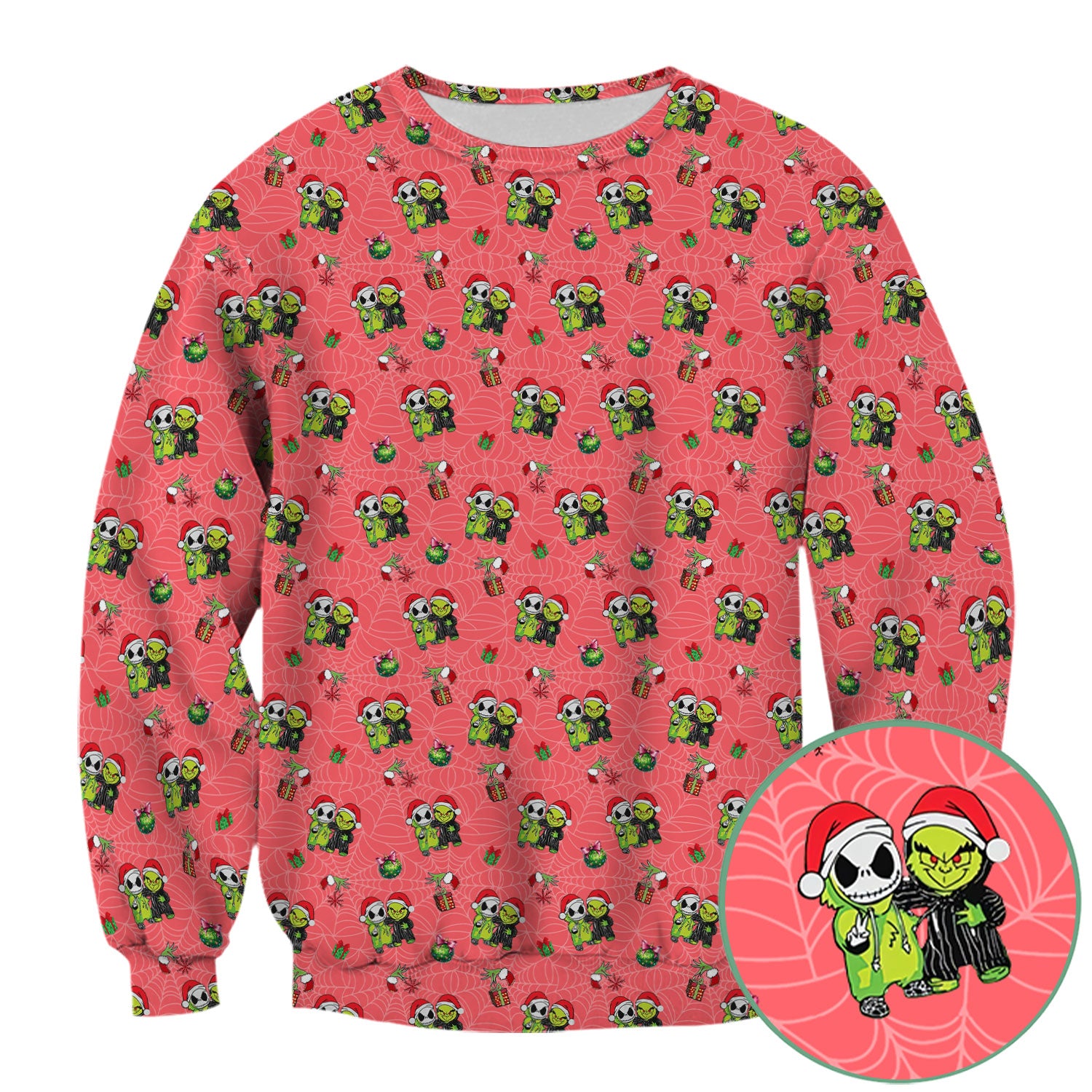 Festive Grinch Halloween Scrub Top - Merry Grinchmas Holiday Shirt for Nurses - Funny Christmas Gift for RN LPN CNA