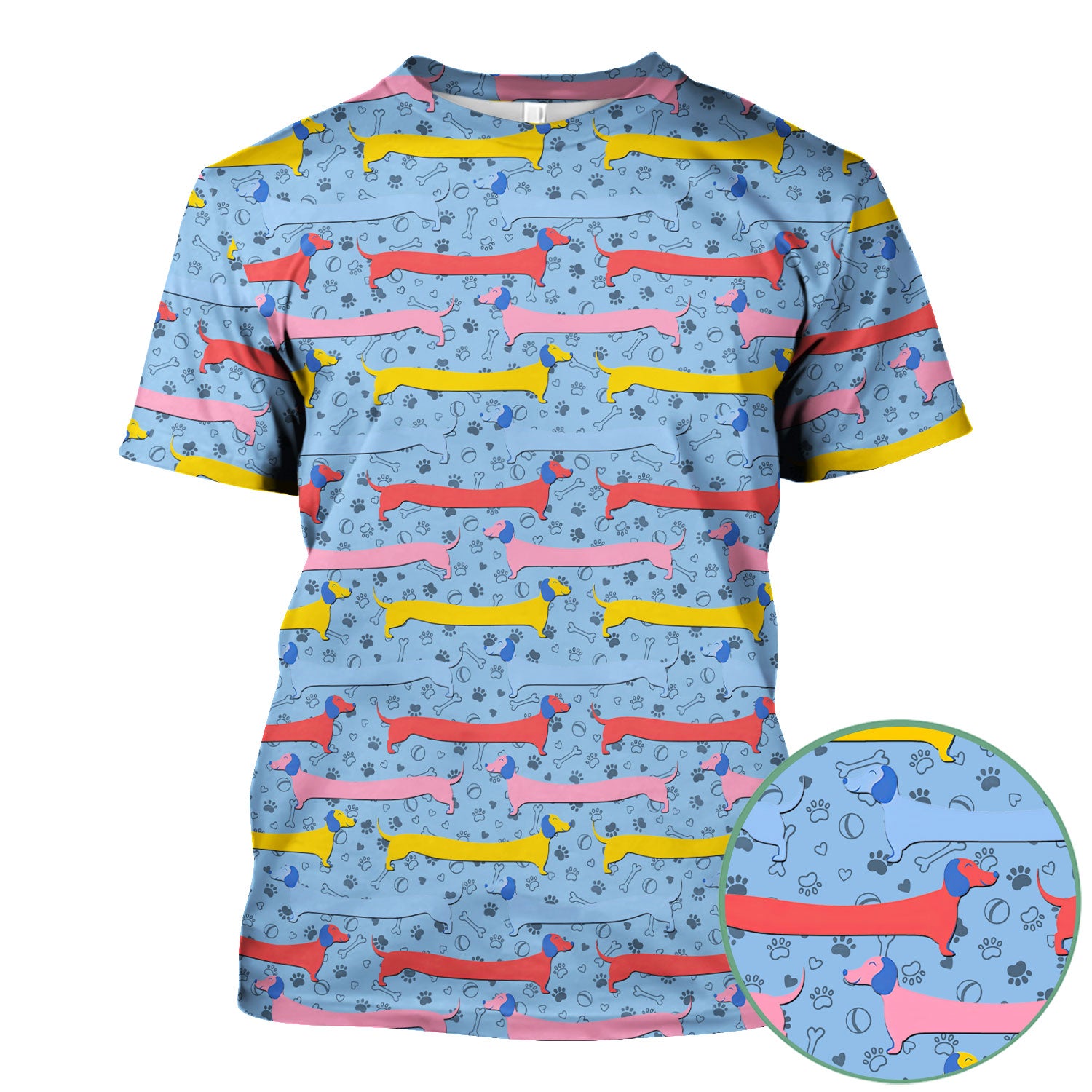 It’s Been a Long Day Dachshund Scrub Top - Funny Wiener Dog Nurse Shirt for Women - Cute Medical Workwear for RN LPN CNA
