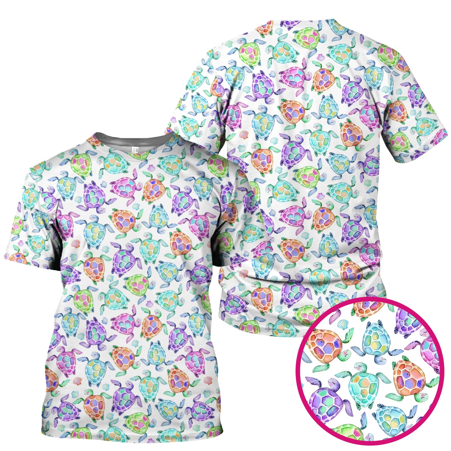 Potted Plant Orchid Cactus Pattern Scrub Top, Comfortable Scrubs for Nurses