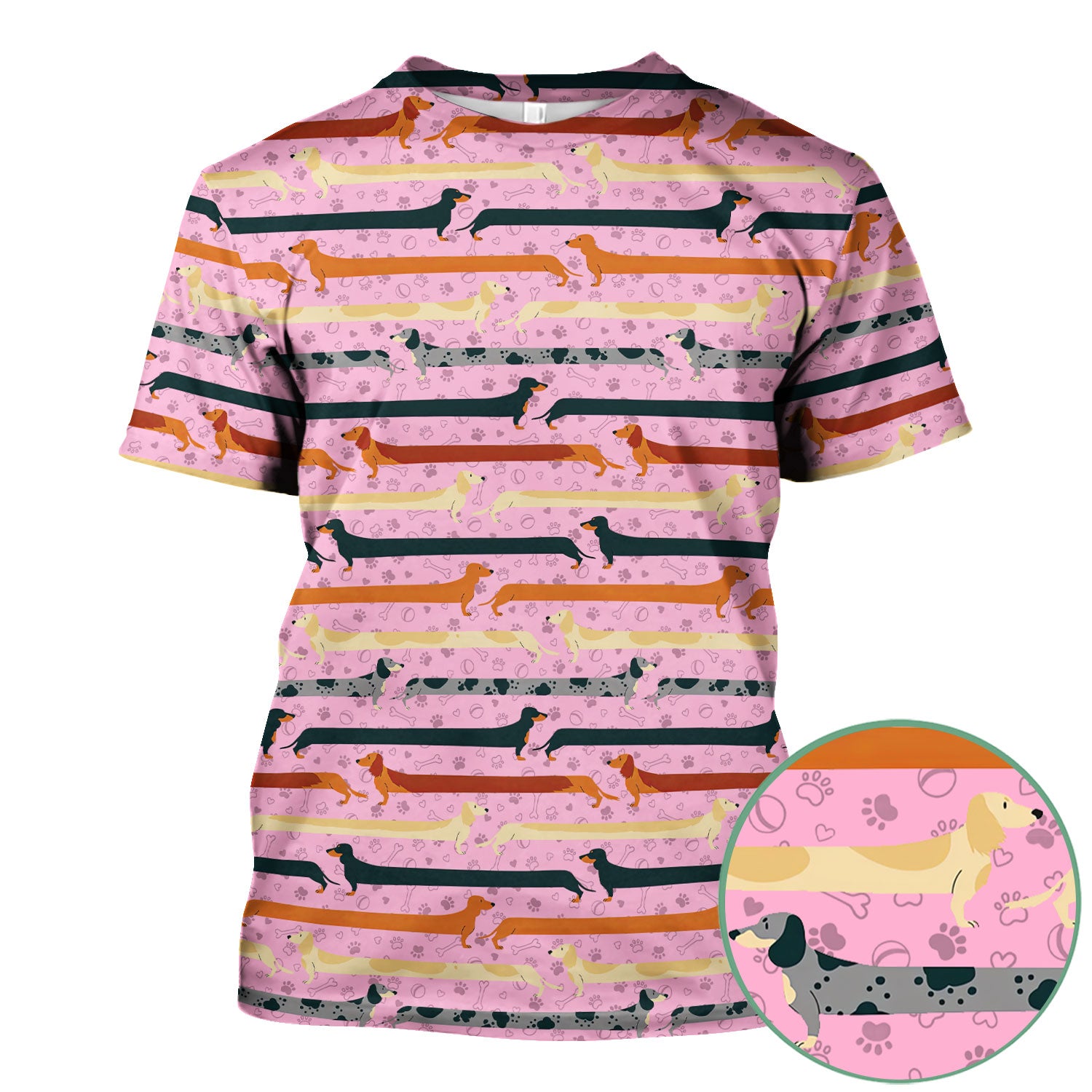 Cute Dachshund Scrub Top for Women - It’s Been a Long Day Wiener Dog Shirt - Cute Sausage Dog Nurse Uniform Gift
