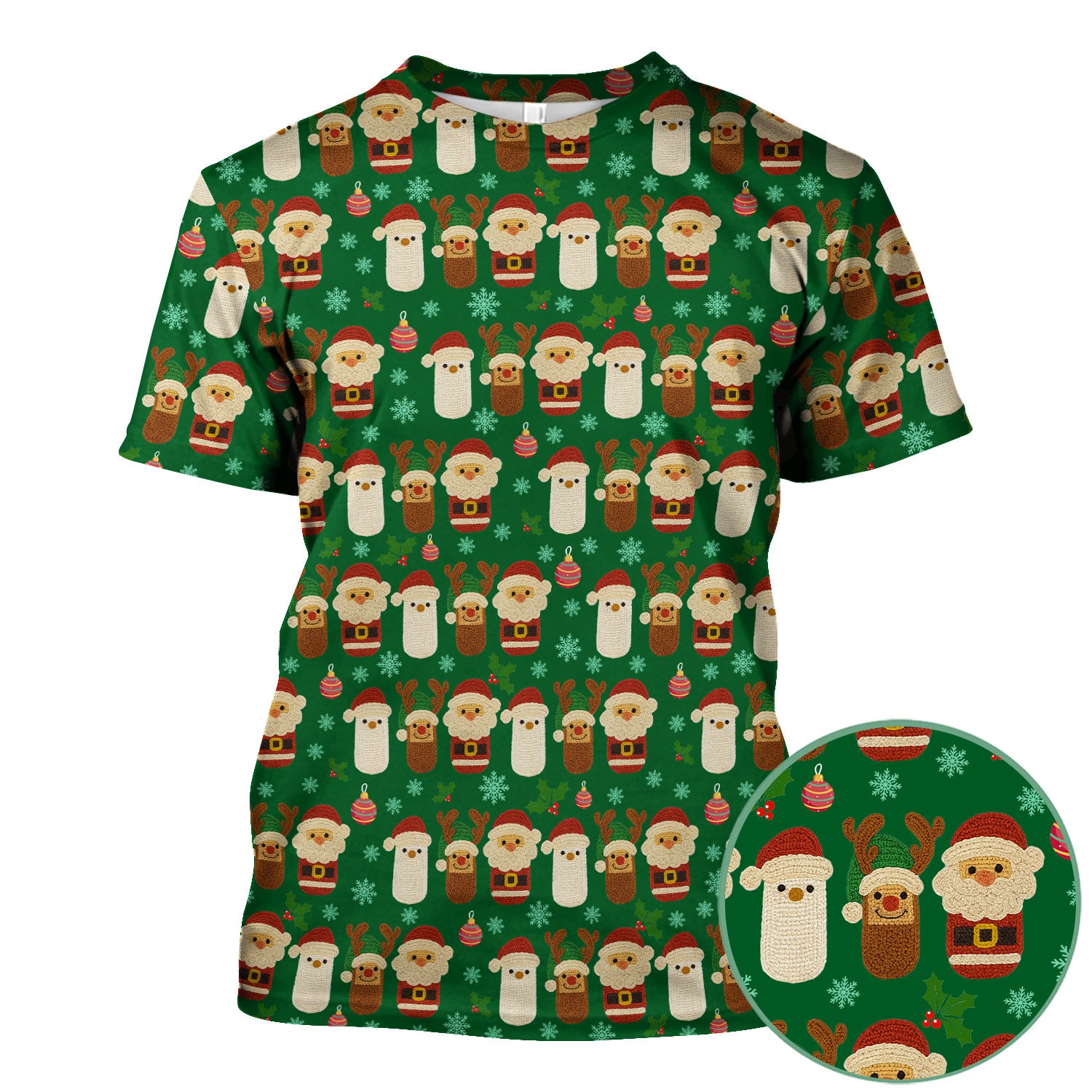 Christmas Santa Reindeer Snowman Scrub Top - Holiday Chill Pill Nurse Shirt - Funny Medical Uniform for Women