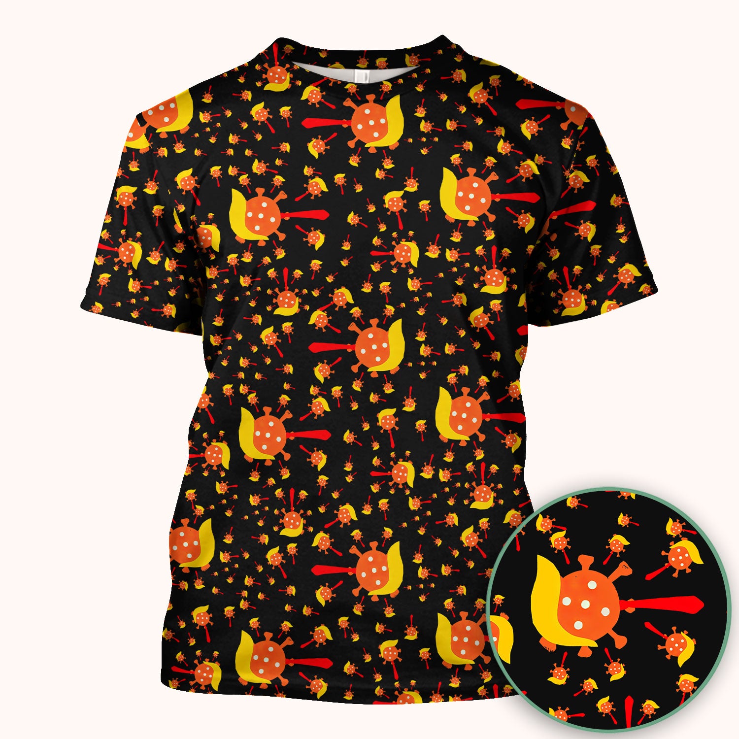 The Deadliest Virus Is Ignorance Scrub Top - Black Nursing Uniform - Comfortable Scrubs for Women