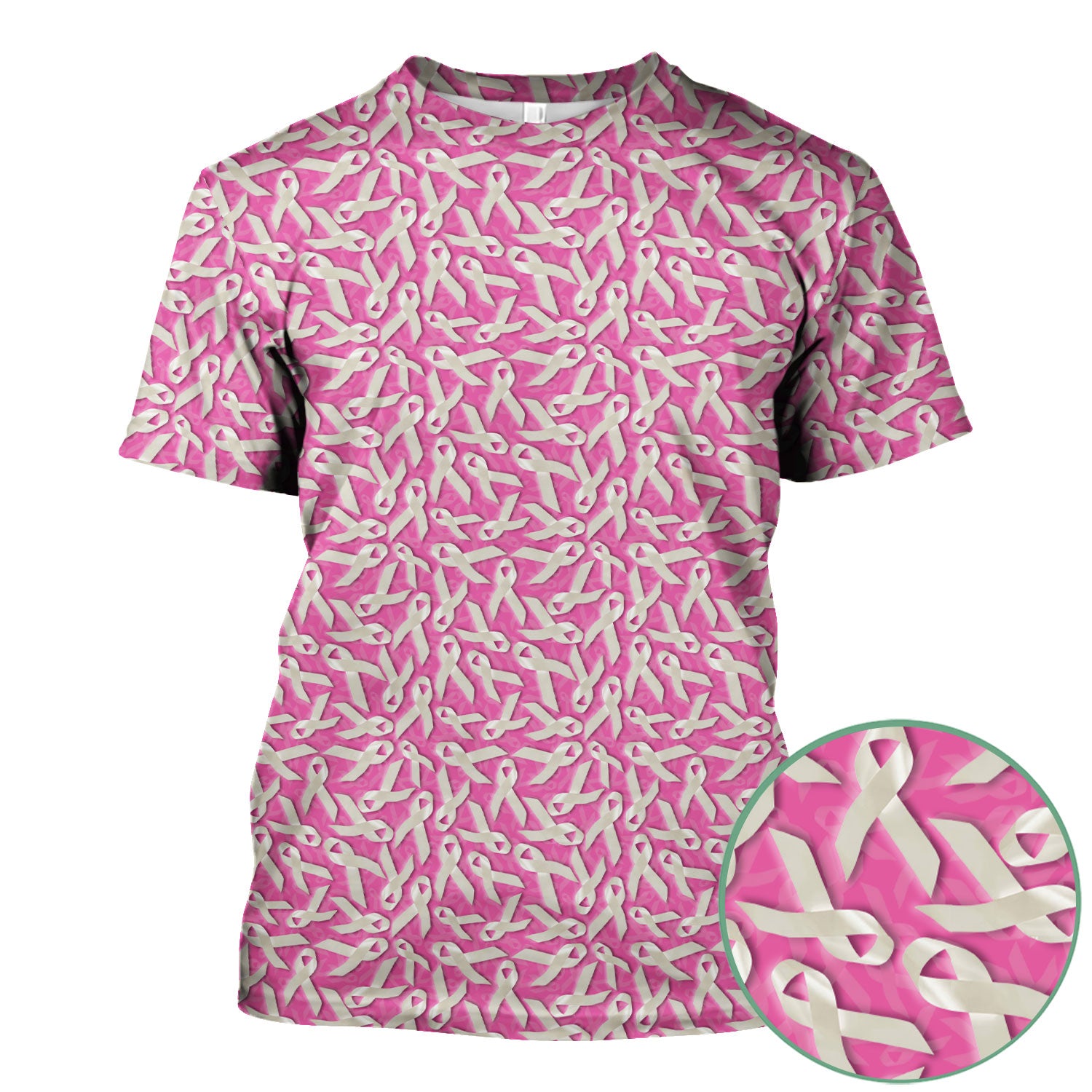 Lung Cancer Awareness Scrub Top - White Ribbon Support Nurse Shirt - Gift for Survivors Fighters Families & Caregivers