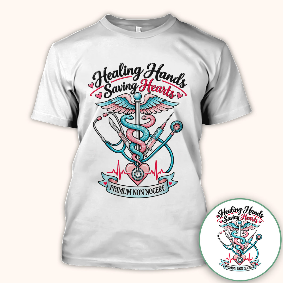 Healing Hands Saving Hearts T-Shirt