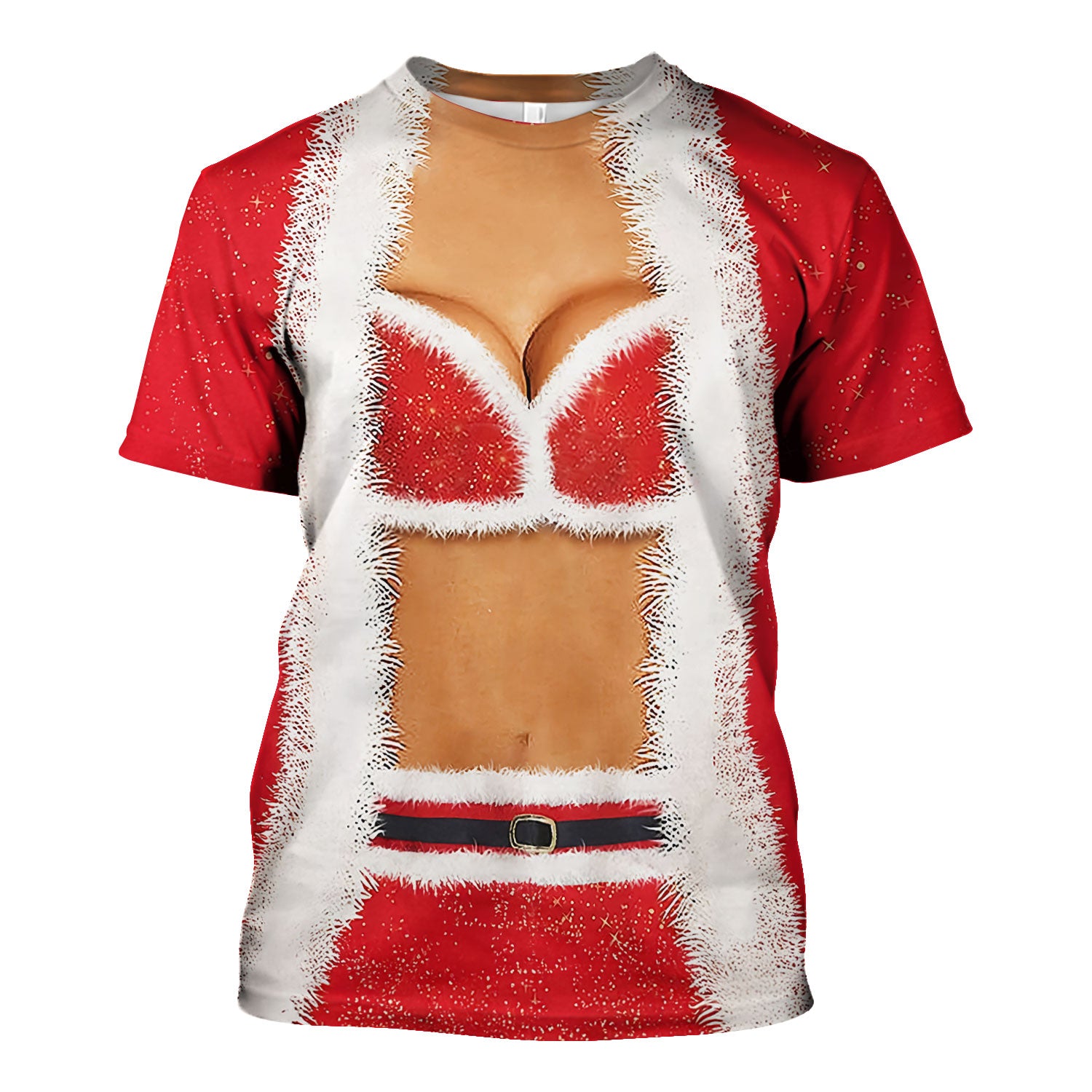 Christmas Nurse Scrub Top for Women - Funny Santa Costume Nursing Shirt - Holiday Medical Uniform Gift for RN LPN CNA