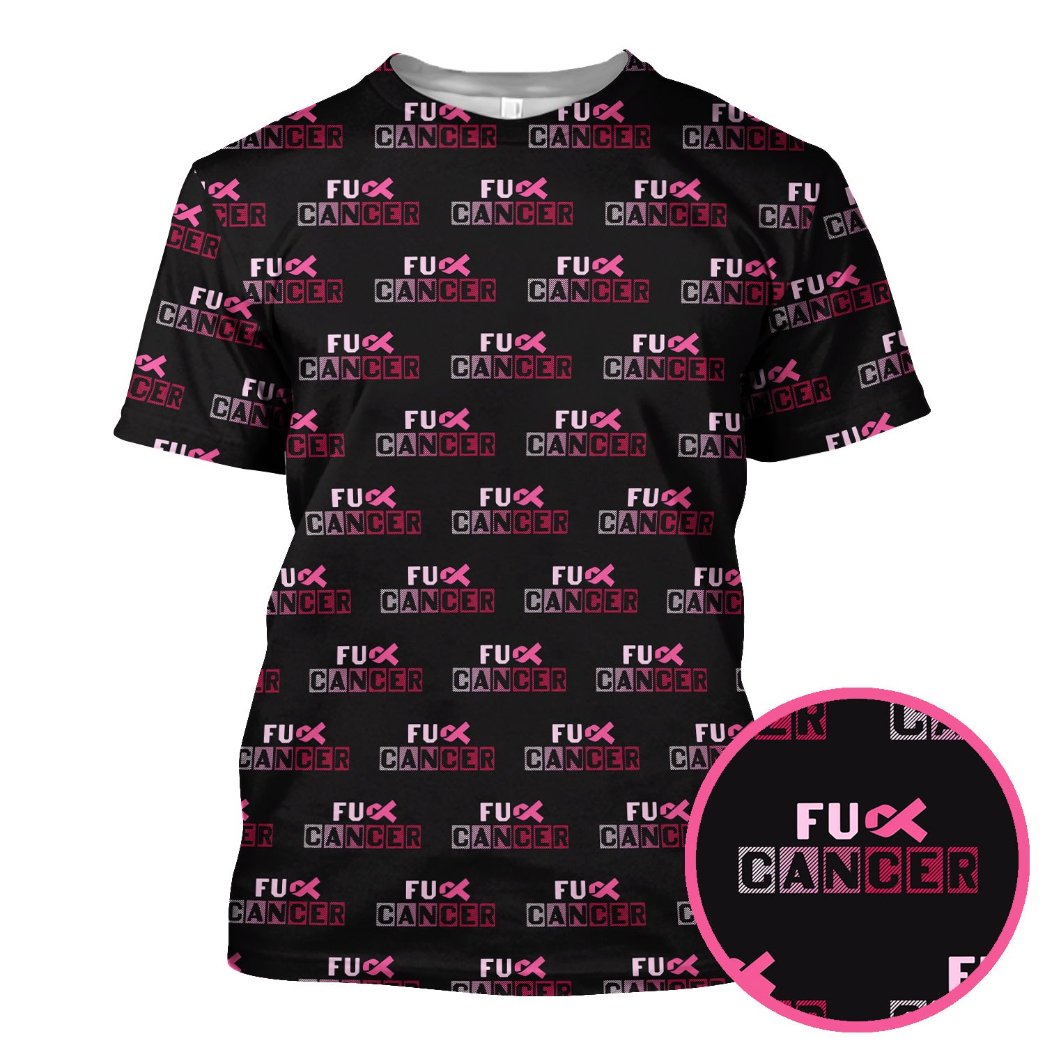 Breast Cancer Awareness Shirt - Pink Ribbon Nursing Top - Medical Uniform for Women - Support Cancer Fighters & Survivors