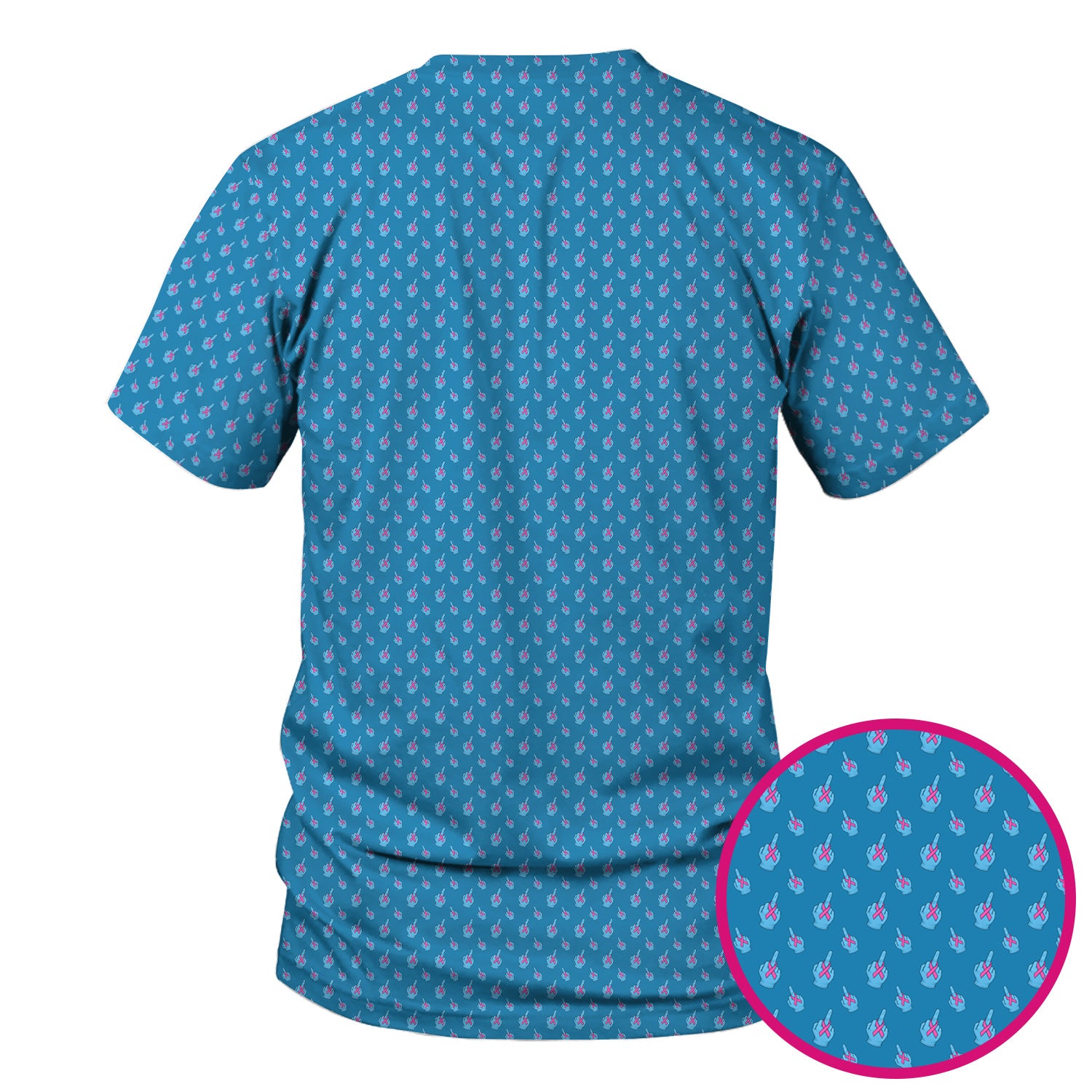 Breast Cancer Awareness Scrub Top - Pink Ribbon Medical Uniform for Women - October Gift for RN LPN CNA