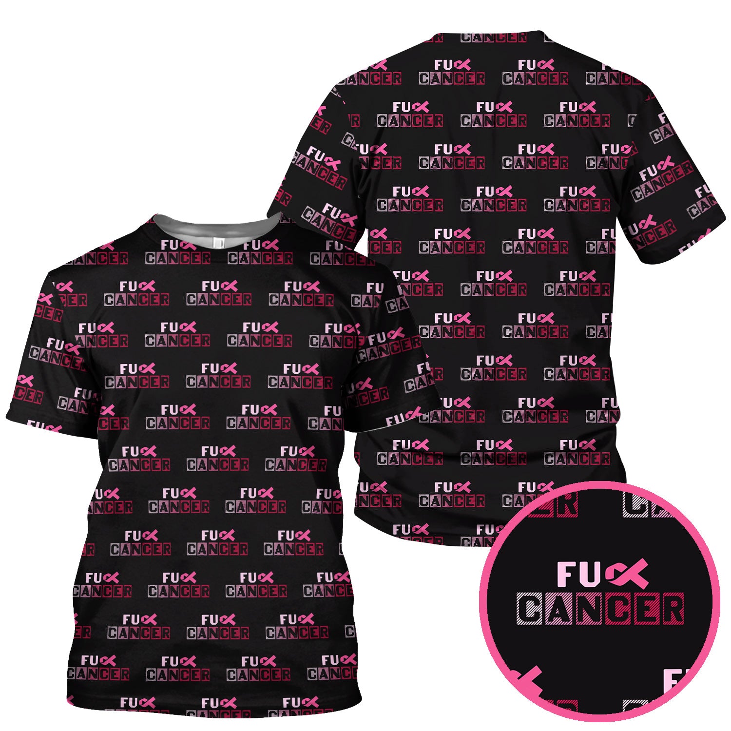 Breast Cancer Awareness Shirt - Pink Ribbon Nursing Top - Medical Uniform for Women - Support Cancer Fighters & Survivors