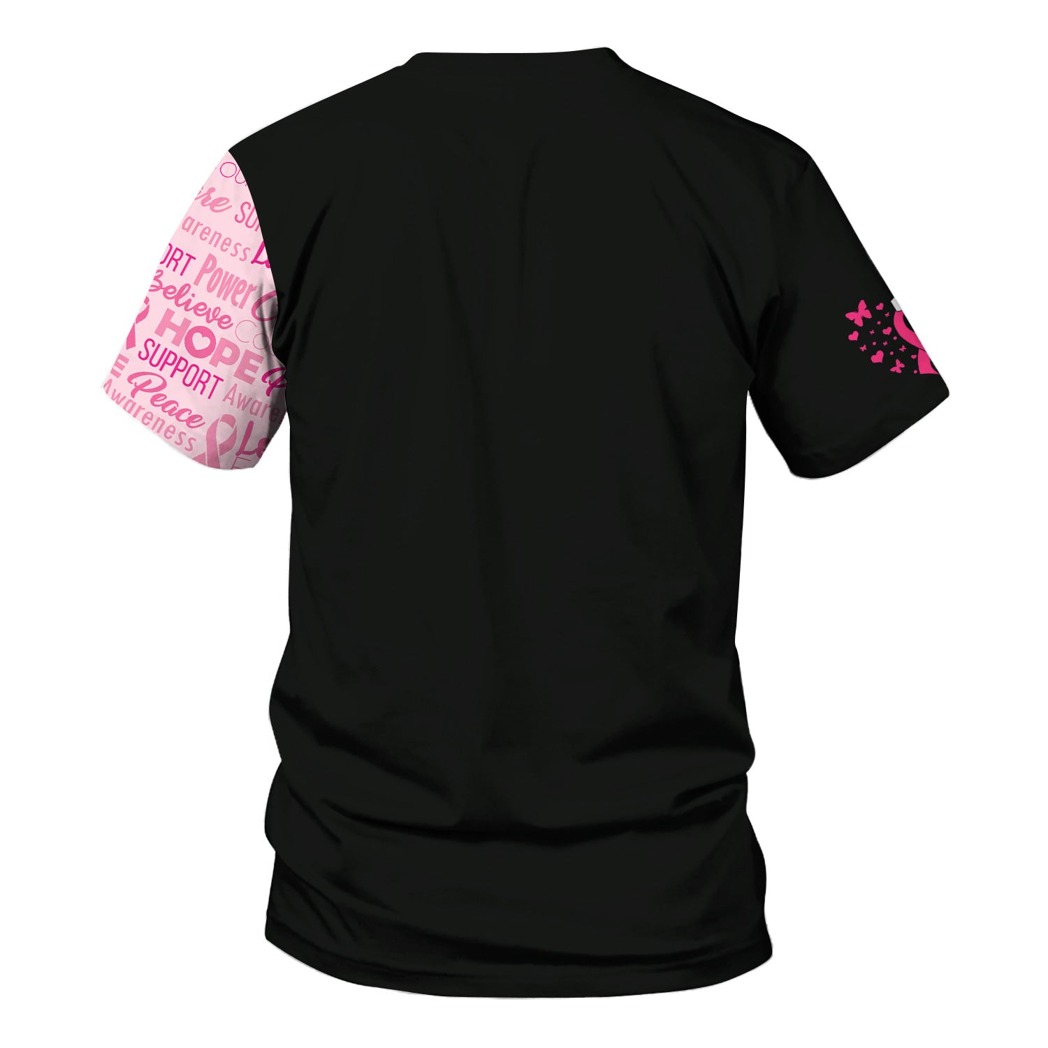 Personalized Breast Cancer Awareness Nurse Scrub Top - Pink Ribbon Medical Uniform Shirt For Women - Gift for CNA RN LPN