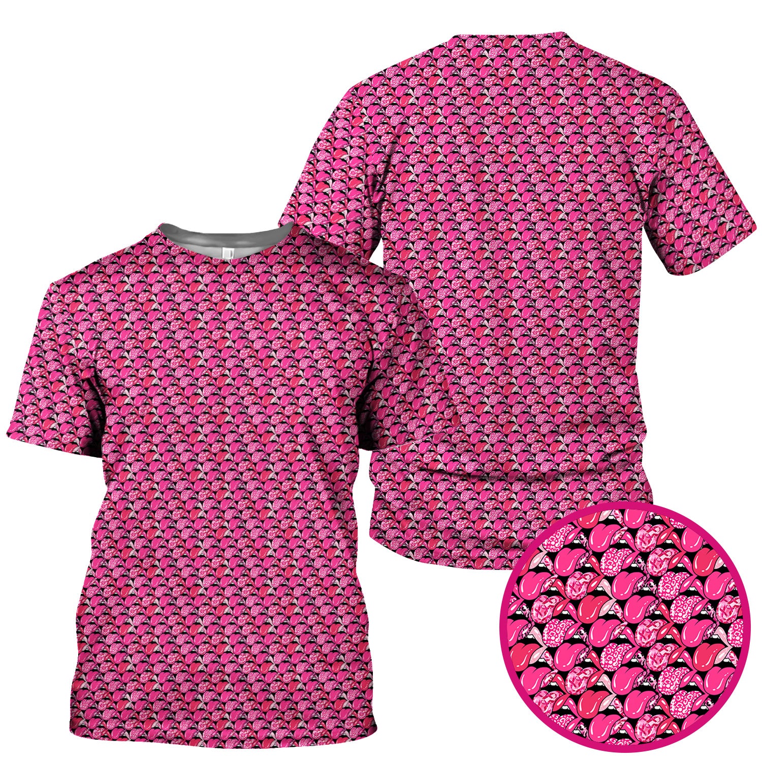Pink Ribbon Nurse Scrub Top - Breast Cancer Awareness Medical Uniform - RN CNA LPN Gift