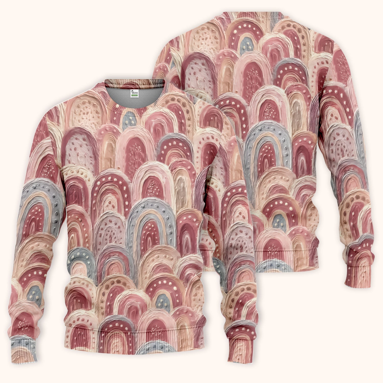 Aboriginal Dot Painting Scrub Set, Tracks And Dreamtime Journey Lines Medical Pattern Shirt, Breathable Fabrics Nursing Uniform