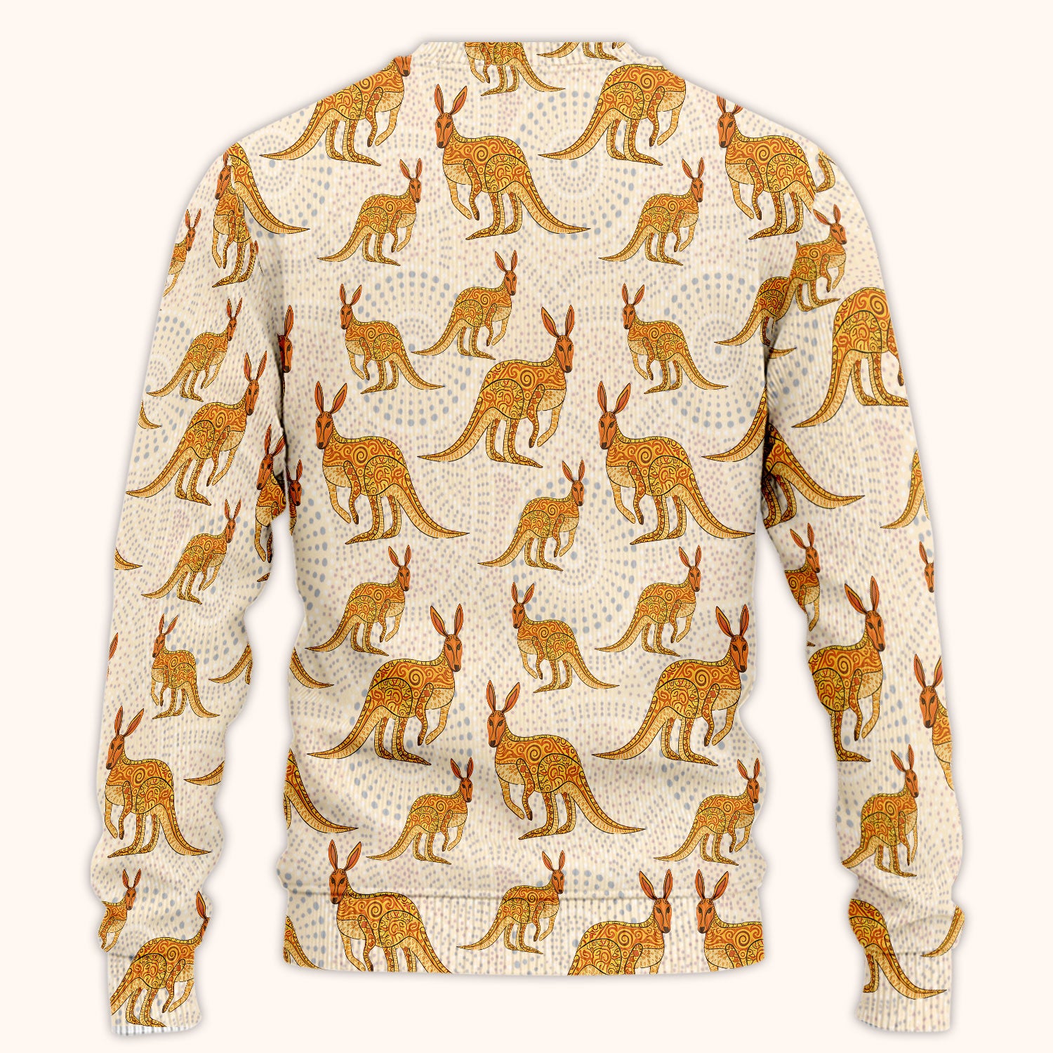 Australian Kangaroo Dot Art Inspired Nursing Scrub Set - Women Uniform