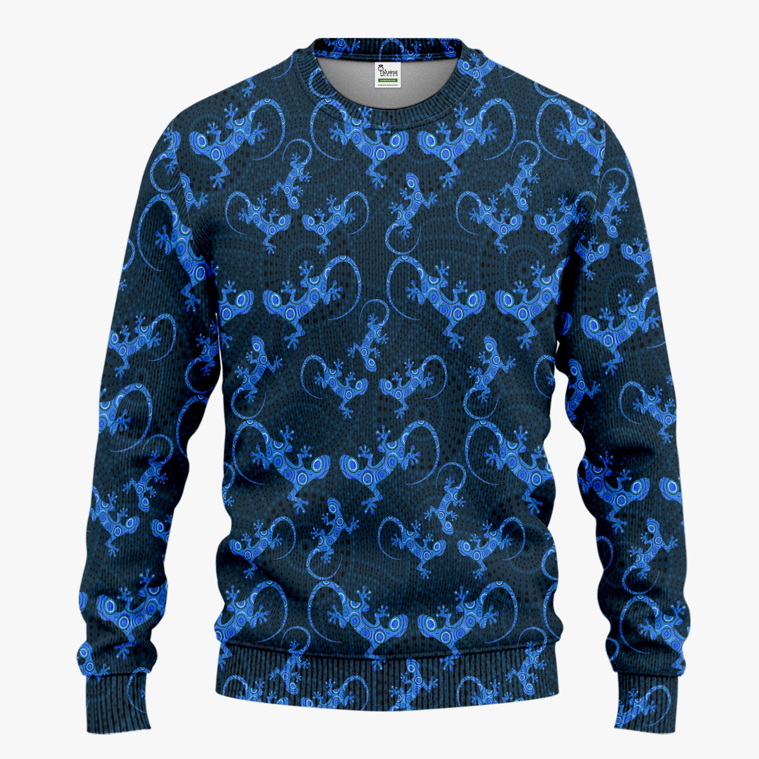 Australian Gecko Dot Art Inspired Nursing Scrub Set - Women Uniform