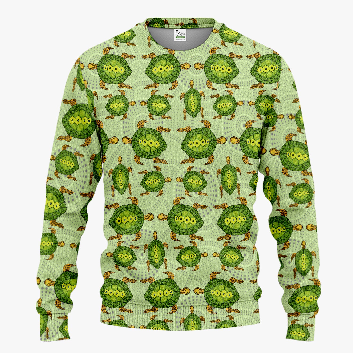 Australian Turtle Dot Art Inspired Nursing Scrub Set - Women Uniform
