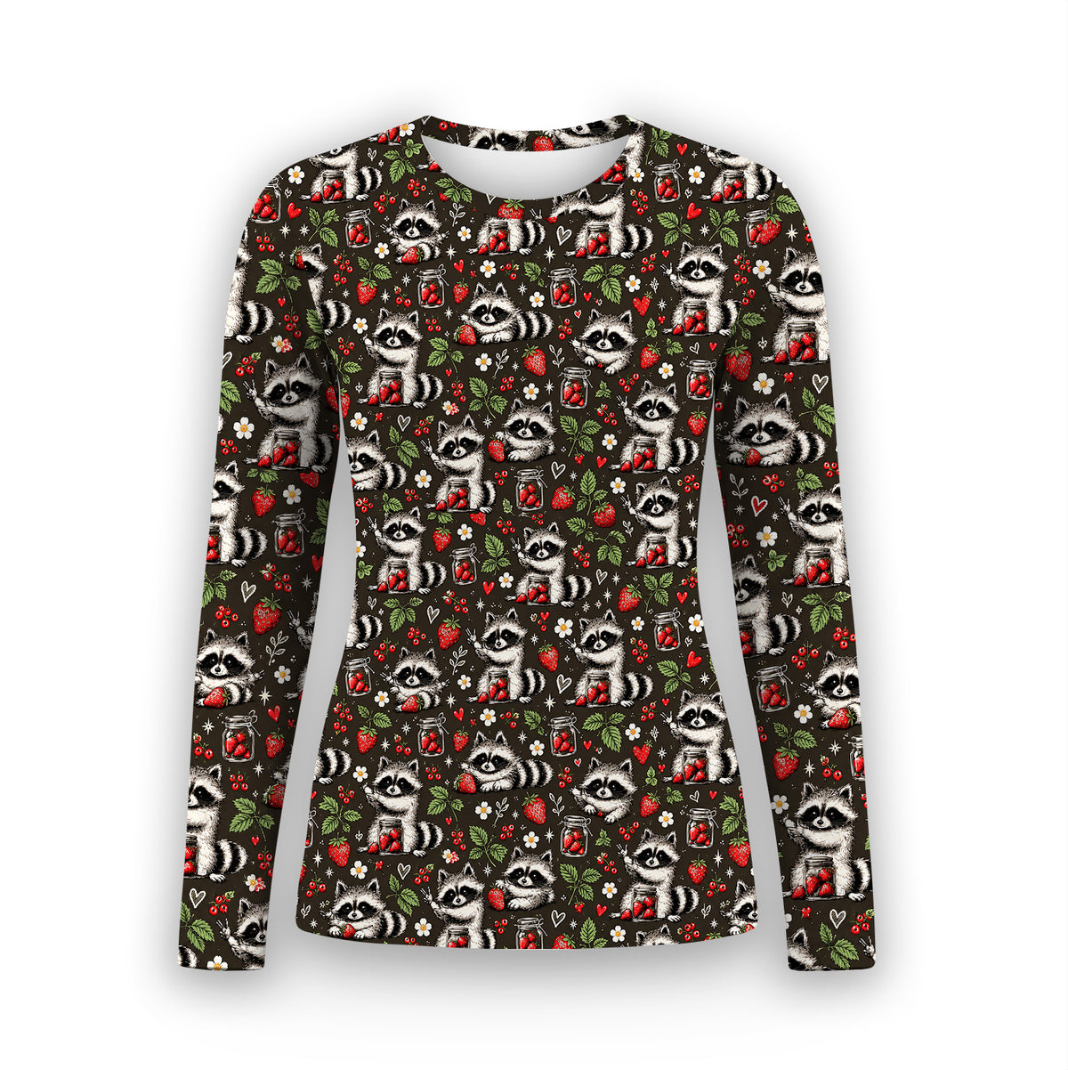 Buntes Neon-Katzen-Unterziehshirt, Langarmshirt für Pflegekräfte