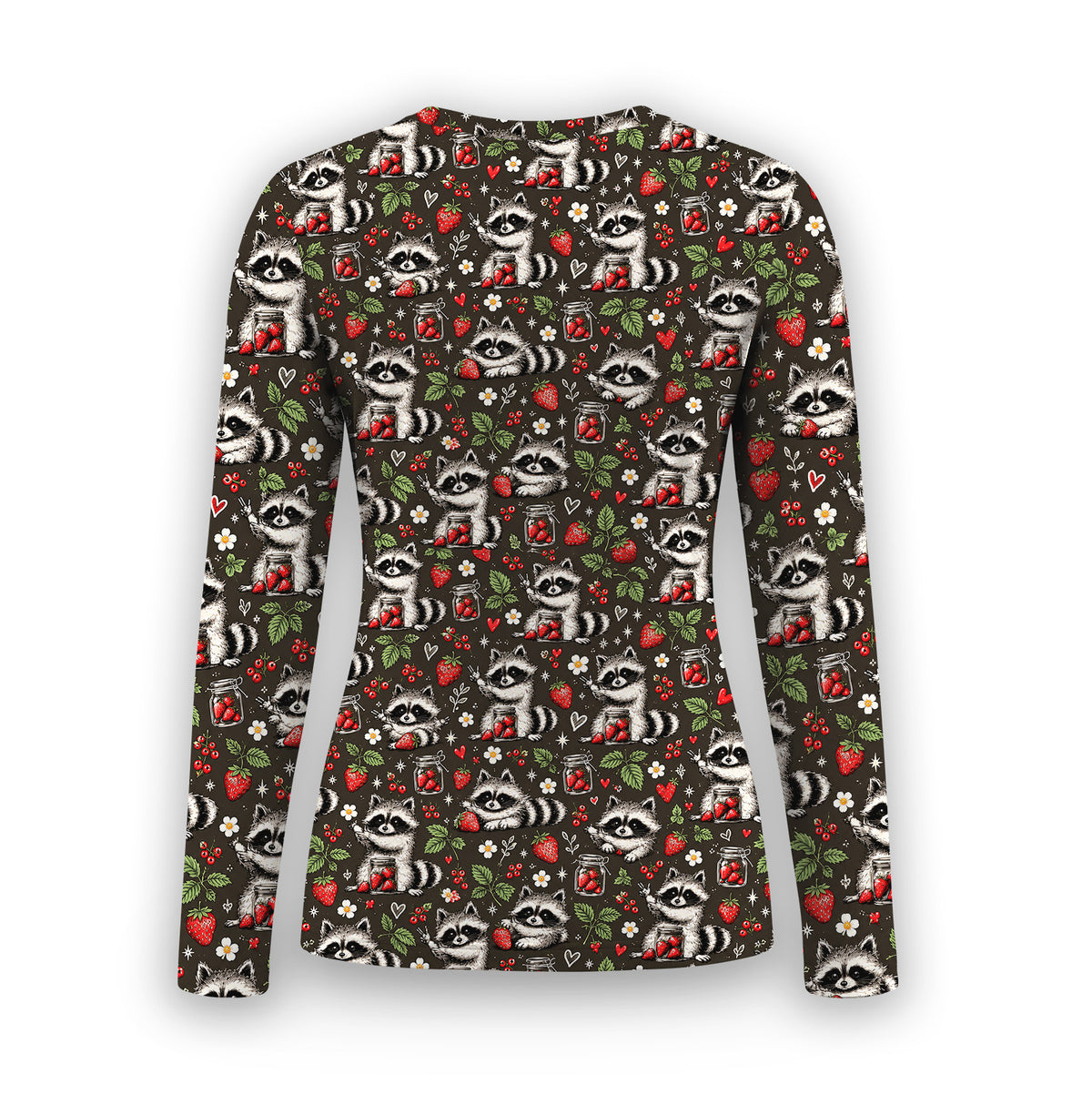 Buntes Neon-Katzen-Unterziehshirt, Langarmshirt für Pflegekräfte