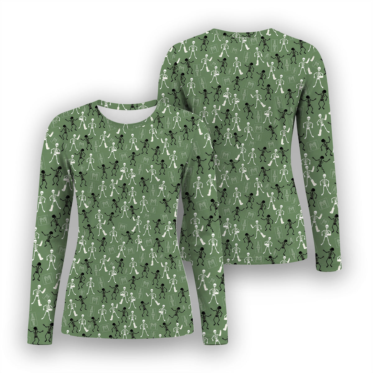 Buntes Neon-Katzen-Unterziehshirt, Langarmshirt für Pflegekräfte