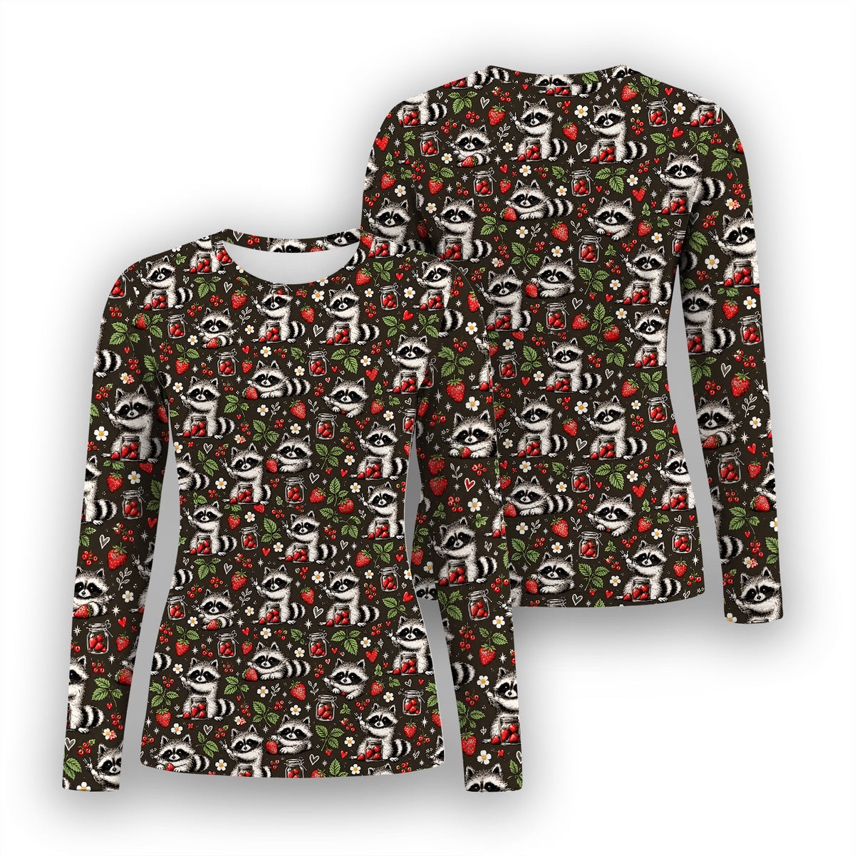 Buntes Neon-Katzen-Unterziehshirt, Langarmshirt für Pflegekräfte