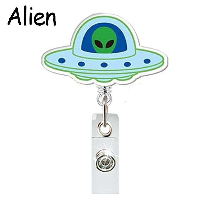 Cute Medical Elements NurseBadge Reel