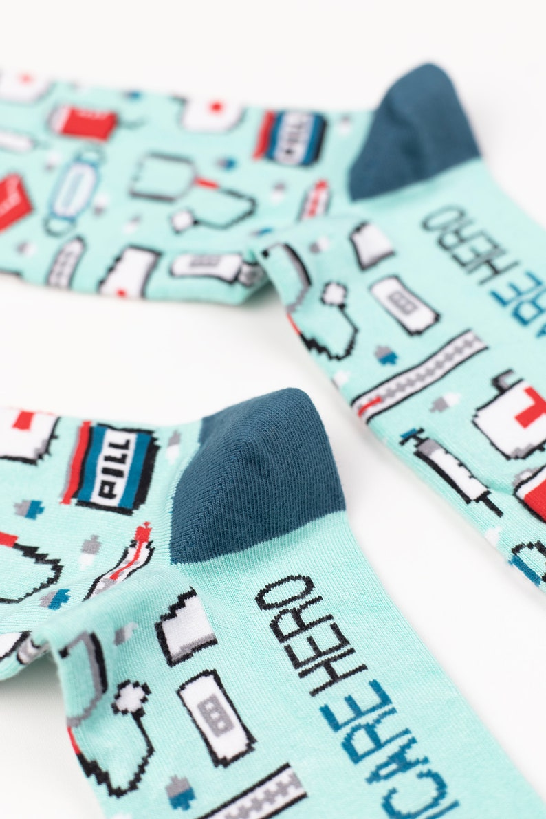 Funny Stethoscope Nurse Socks, Medical Socks For Nurse, Gift For Nursing