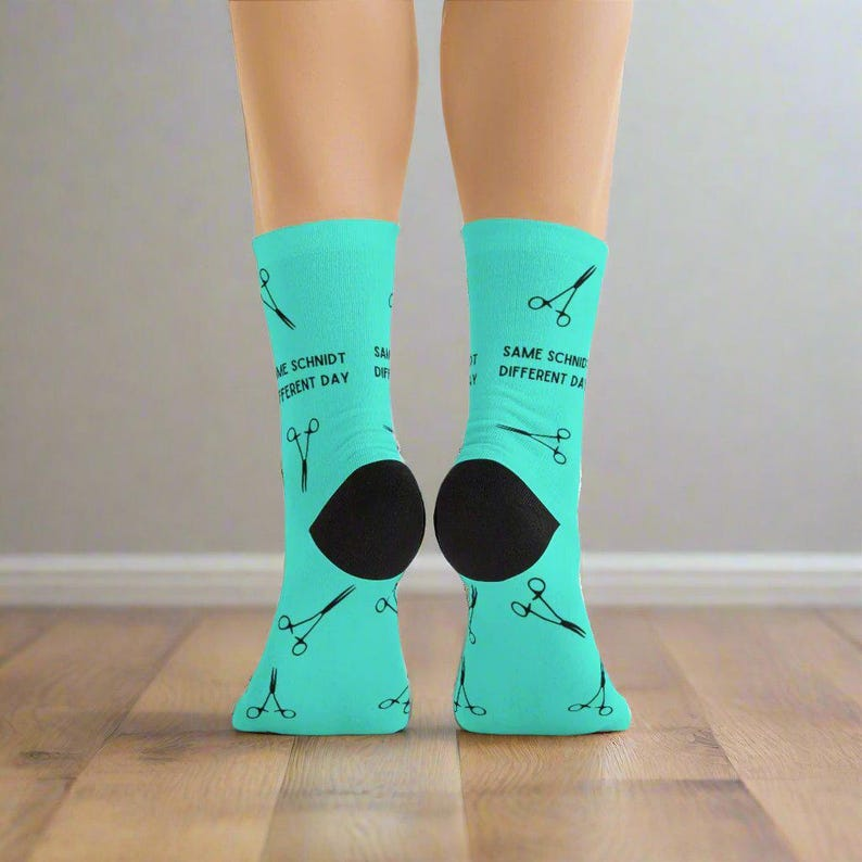 Same Schnidt Different Day OR Nurse Gift, Socks For Nurse Doctor, Adult Socks For Men And Women