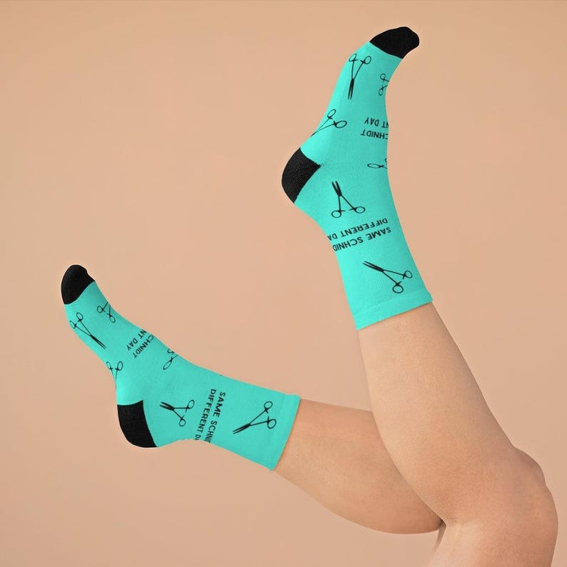 Same Schnidt Different Day OR Nurse Gift, Socks For Nurse Doctor, Adult Socks For Men And Women