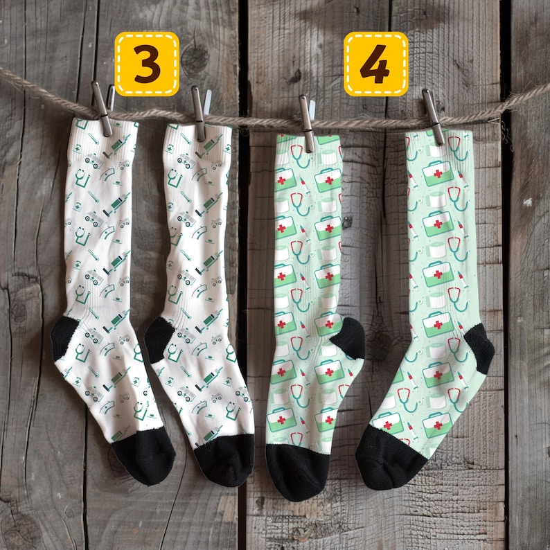 Funny Hospital Socks Medical Staff Crew Socks Nurse, Socks For Doctor,  Medical Socks For Nursing, Gift For Nurse