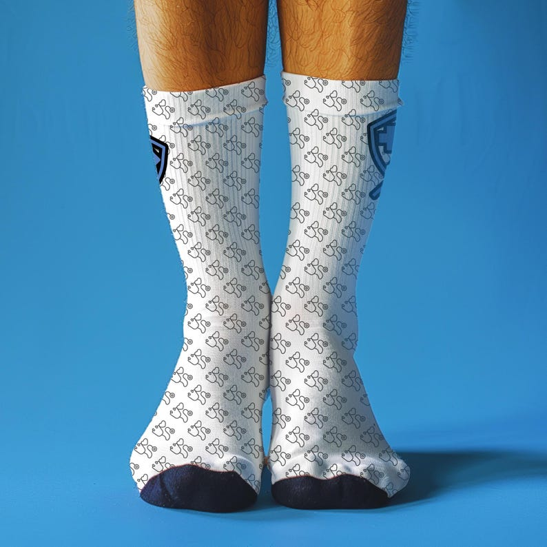 Medical Symbol Socks Hospital , Funny Nurse Crew Socks, Medical Socks For Nursing, Gift For Nurse