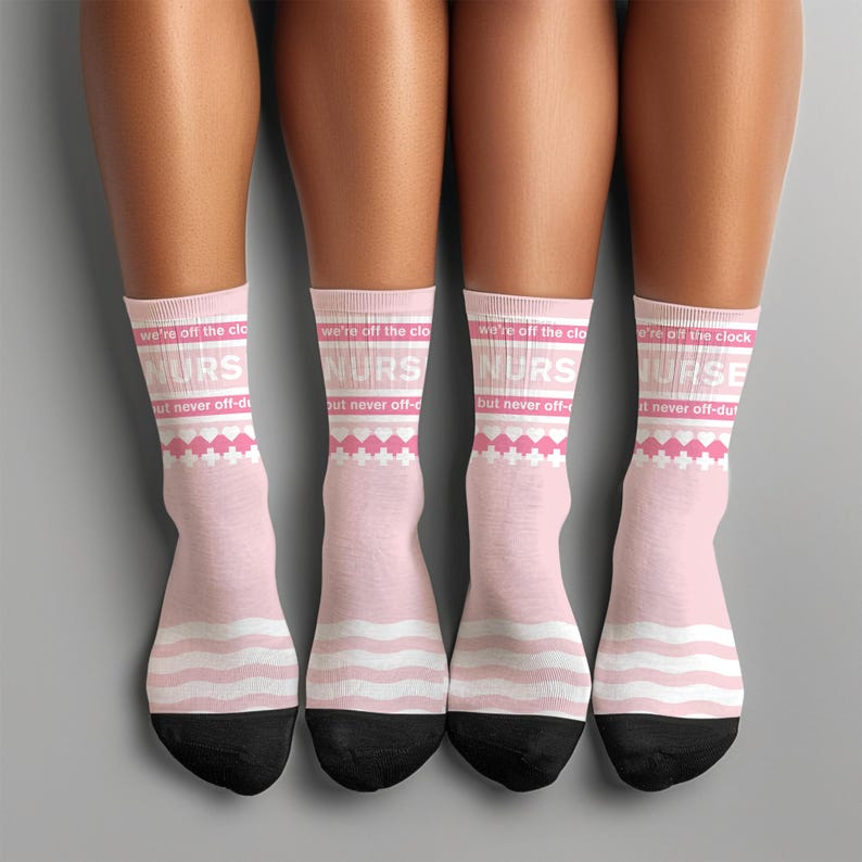 Funny Nurse Crew Socks, Nurse Appreciation Socks for Nurse, Medical Socks For Nursing