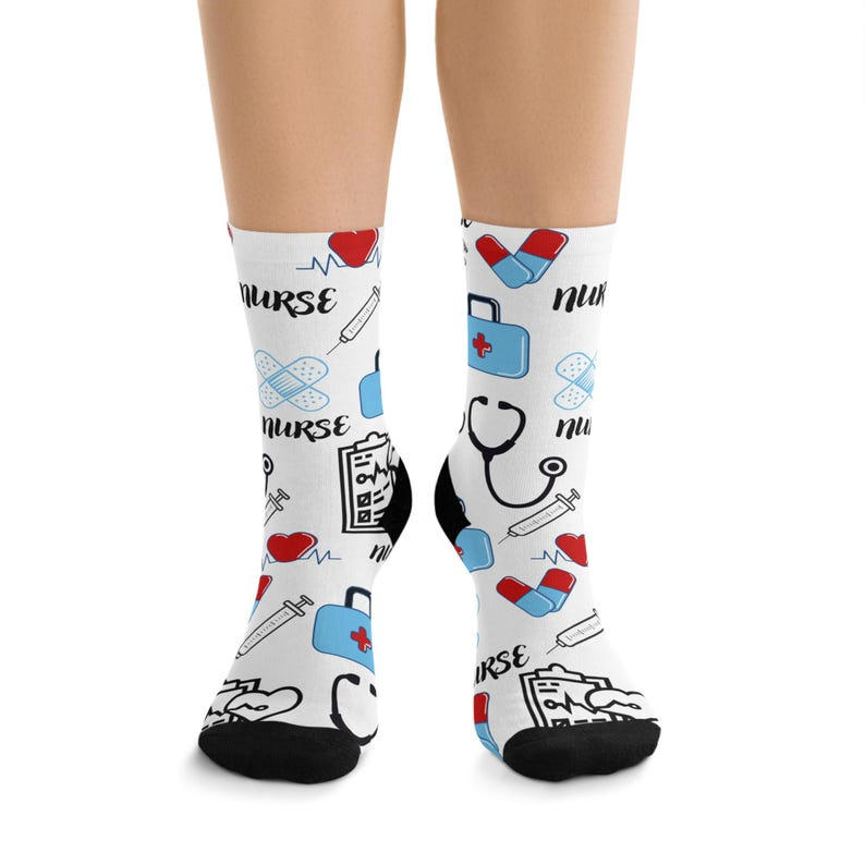 Cute Nurse Appreciation Socks, Funny Nurse Socks, Medical Socks For Nurse, Gift For Nursing