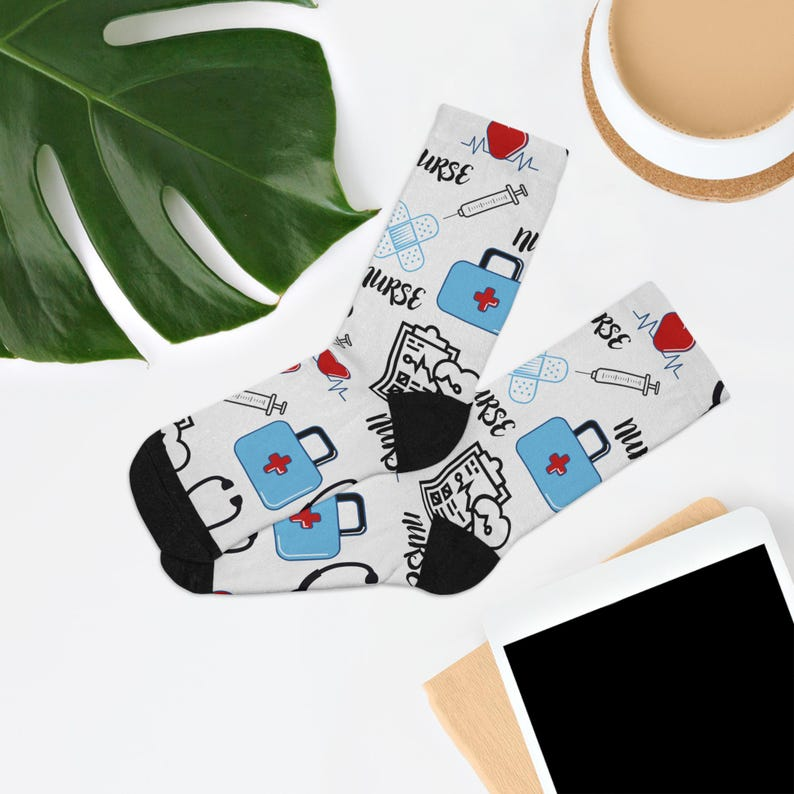 Cute Nurse Appreciation Socks, Funny Nurse Socks, Medical Socks For Nurse, Gift For Nursing
