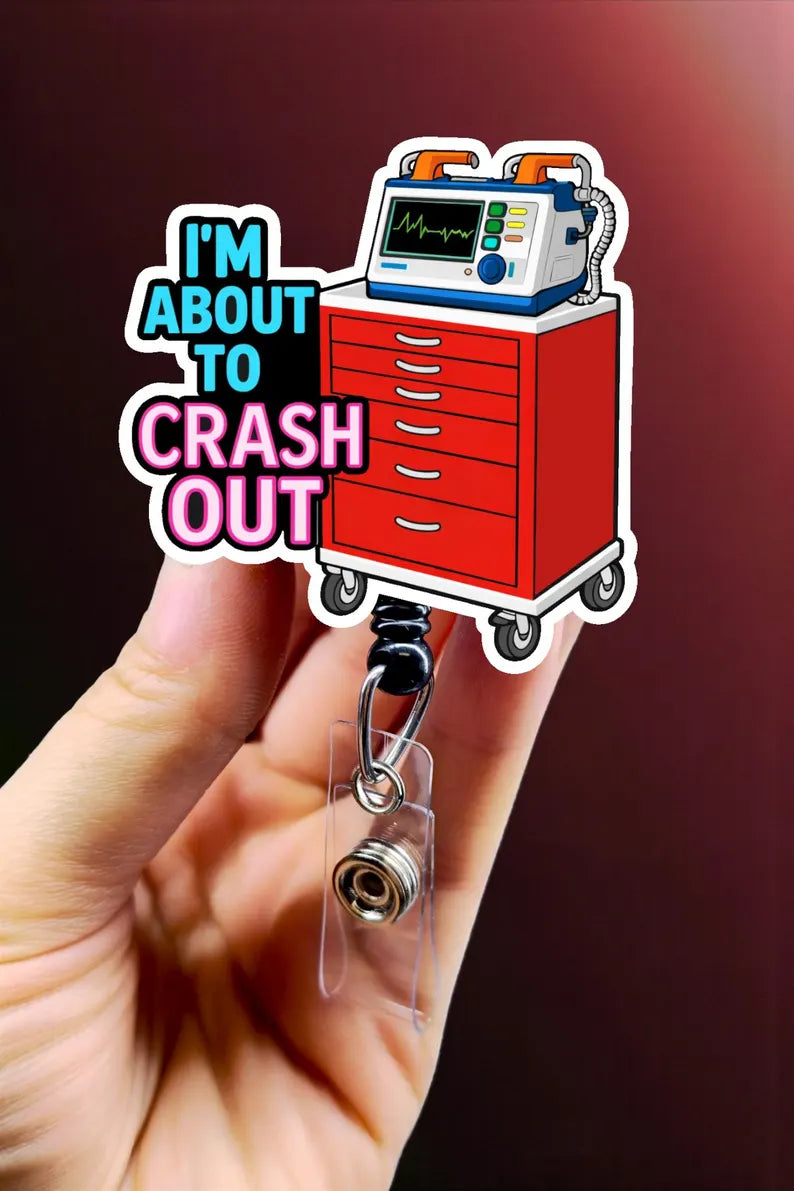Cute Nurse Badge Reel Collection for Nurses & Doctors, Funny RN MD Pharmacy ID Holder Clip,Healthcare Gift