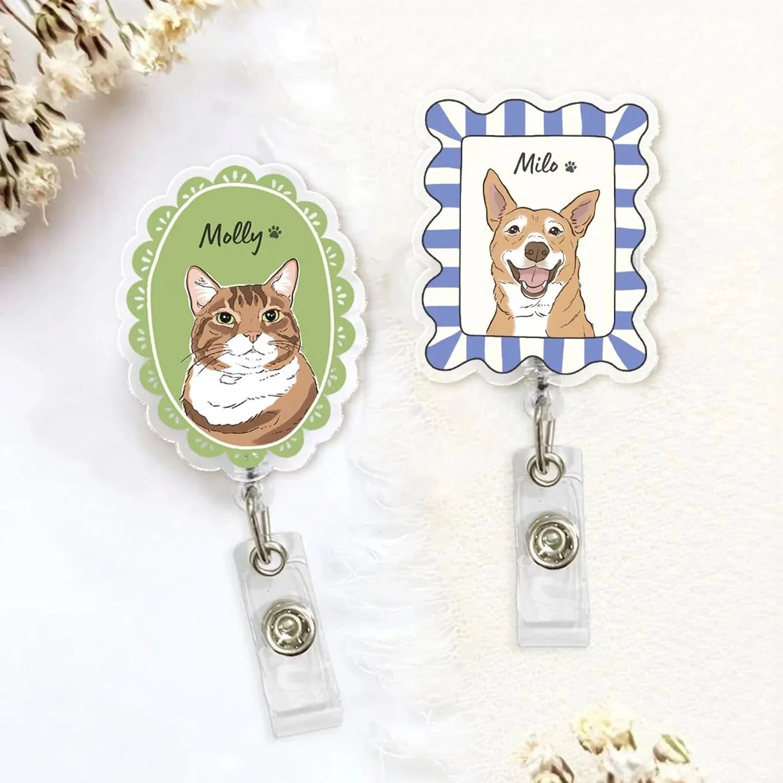 Personalized Pet Photos Badge Reel