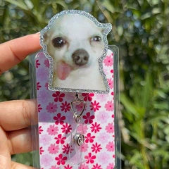 Meme Dog Badge Reel